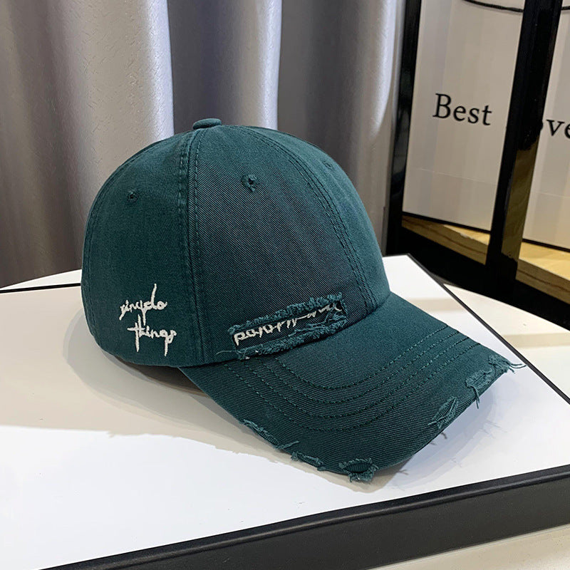 Unisex Distressed Graphic Baseball Hat Stornfield