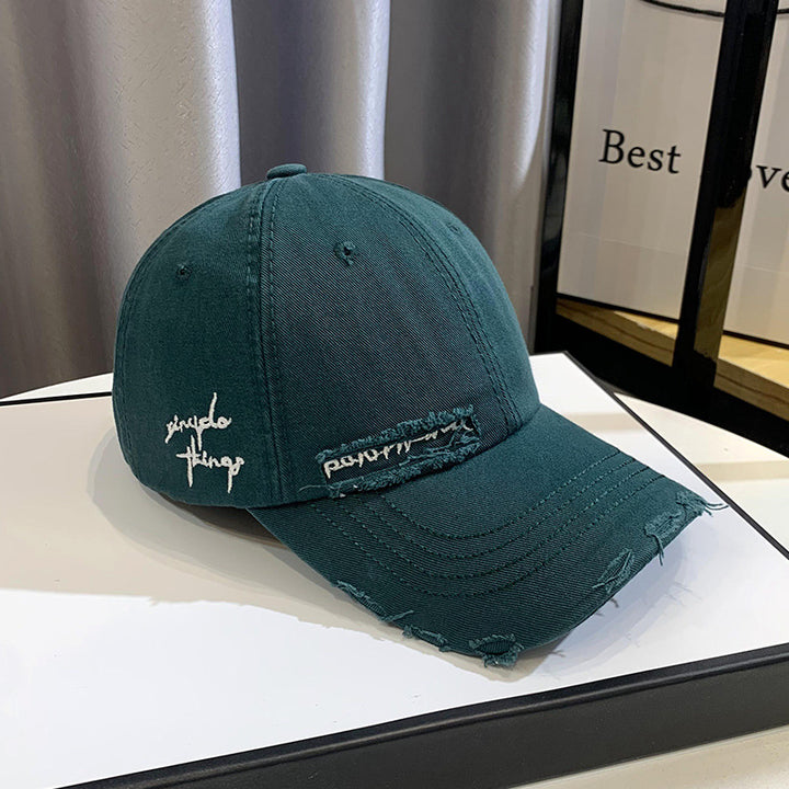 Unisex Distressed Graphic Baseball Hat Stornfield