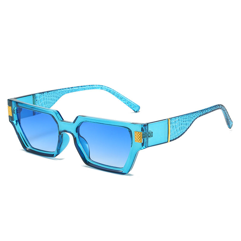 Ladies fashionable sunglasses with unique geometric frame and luxurious details Stornfield
