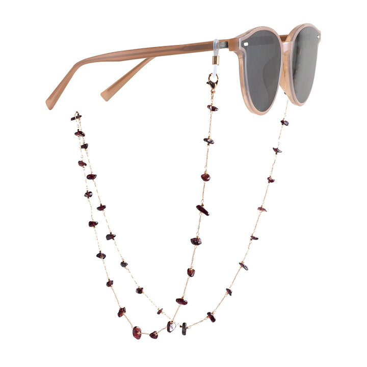 Delicate Gemstone Bead Eyewear Chain Stornfield