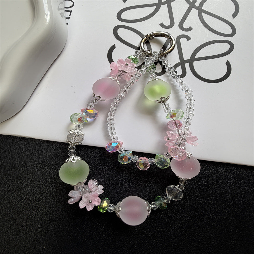 Floral Charm Beaded Keychain Stornfield