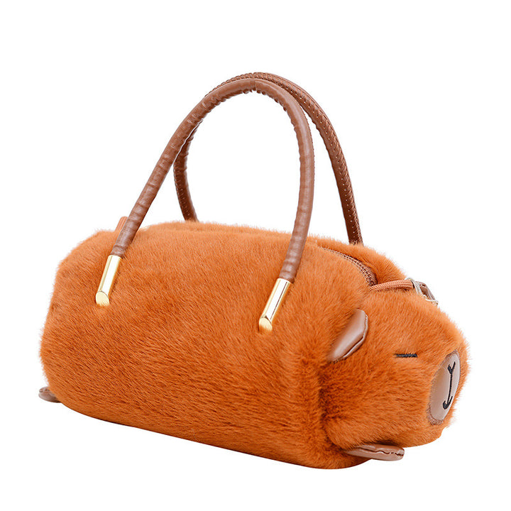 Plush handbag with animal design Stornfield
