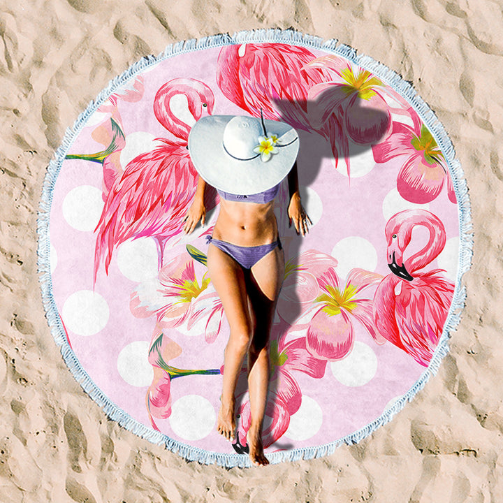 Rundstrand towel with unique sunset design Stornfield
