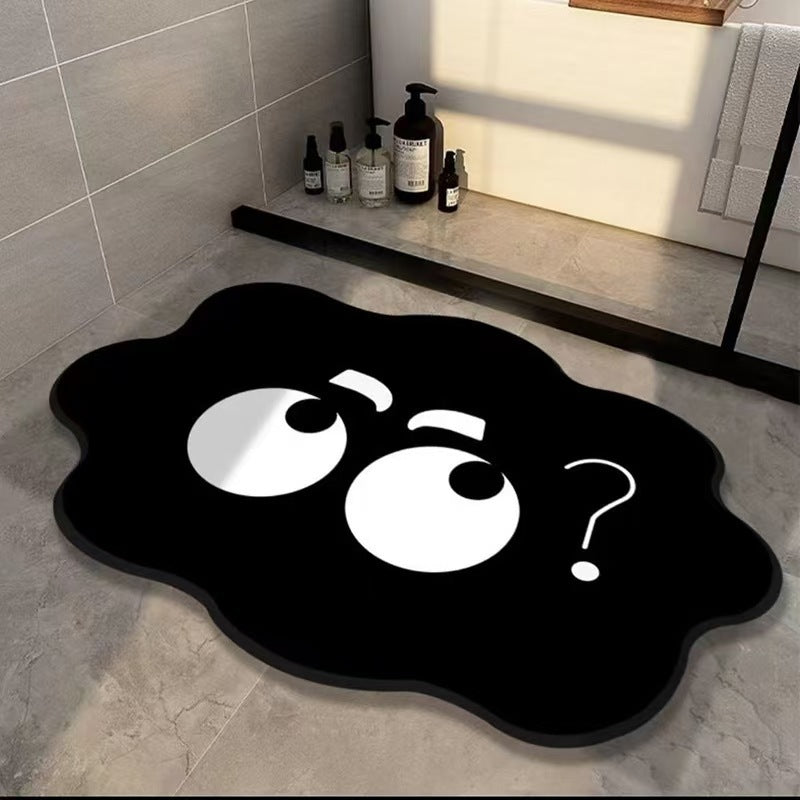Playful Eye-Theme Bath Mat