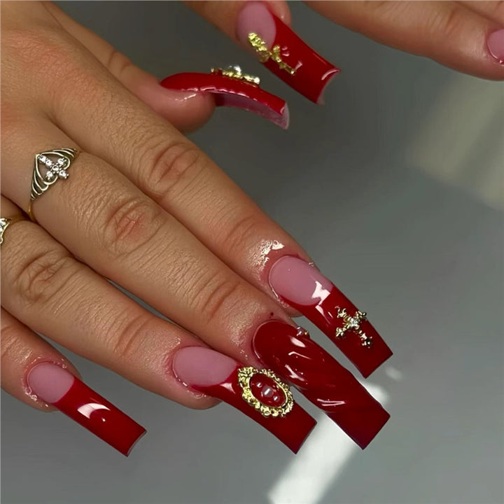 Artistic Decorative Press-On Nails Stornfield