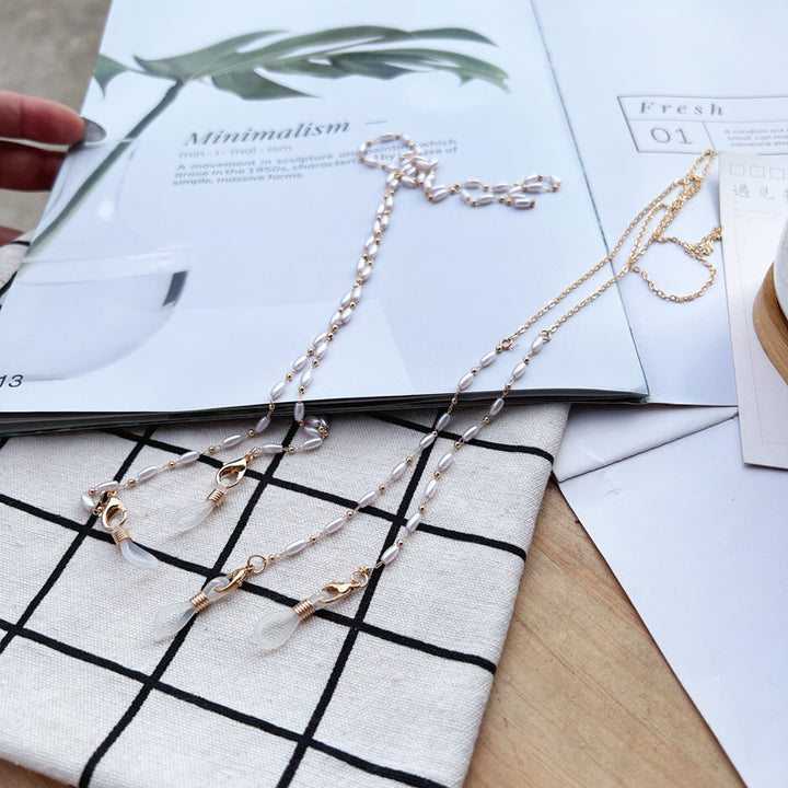 Elegant Pearl-Linked Eyewear Chain Stornfield 1786692183