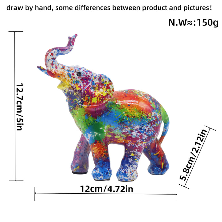 Artistically designed elephant figure Stornfield