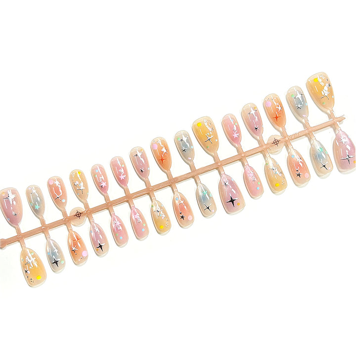 Decorative Press-On Nail Art Set Stornfield