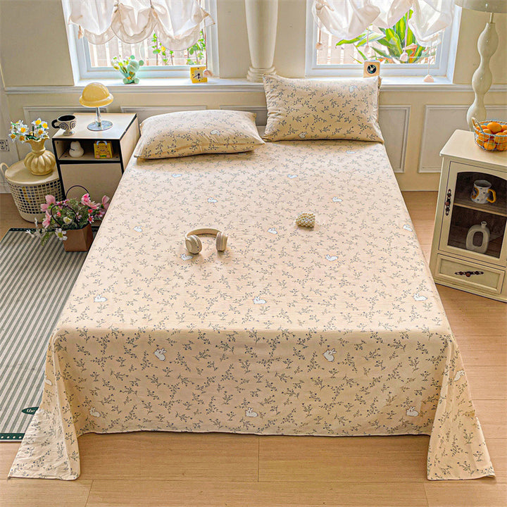 Cartoon-Themed Fitted Bed Sheet Set