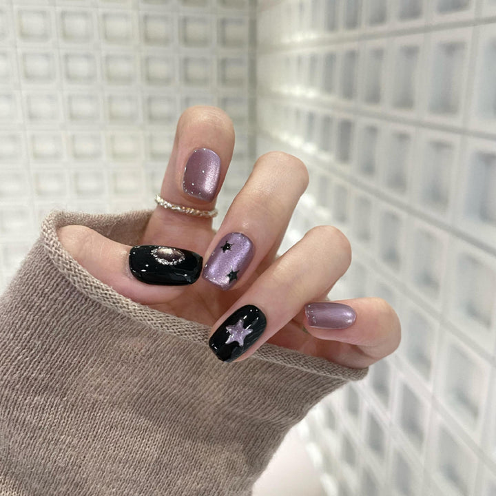 Stylish Star Design Artificial Nails Stornfield