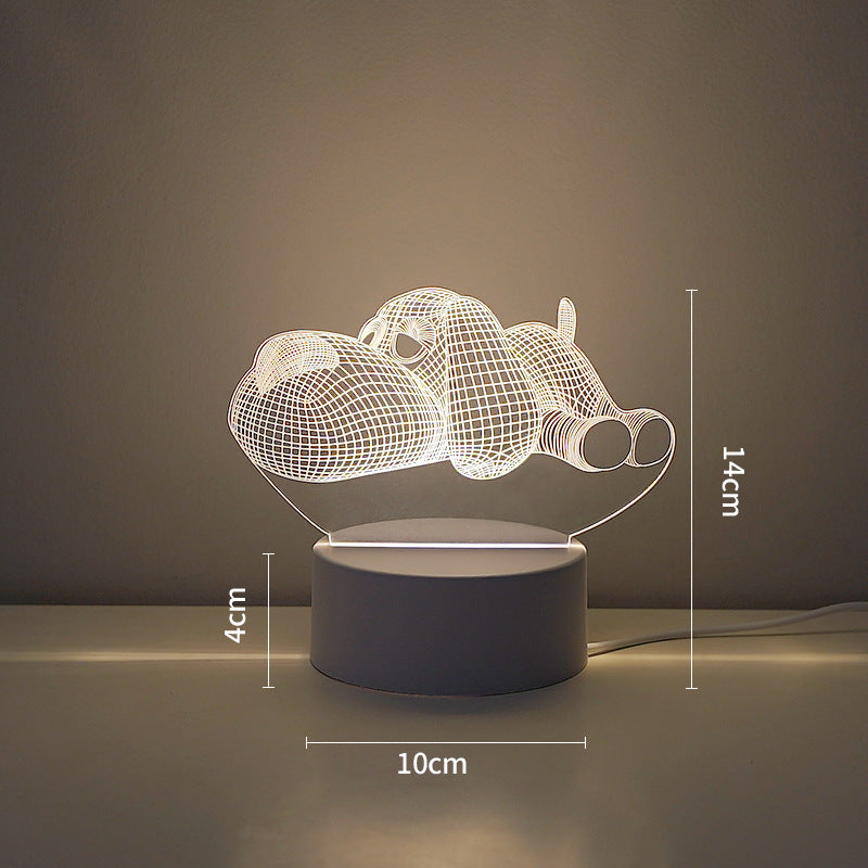 LED Tiger Figure Decorative Lamp
