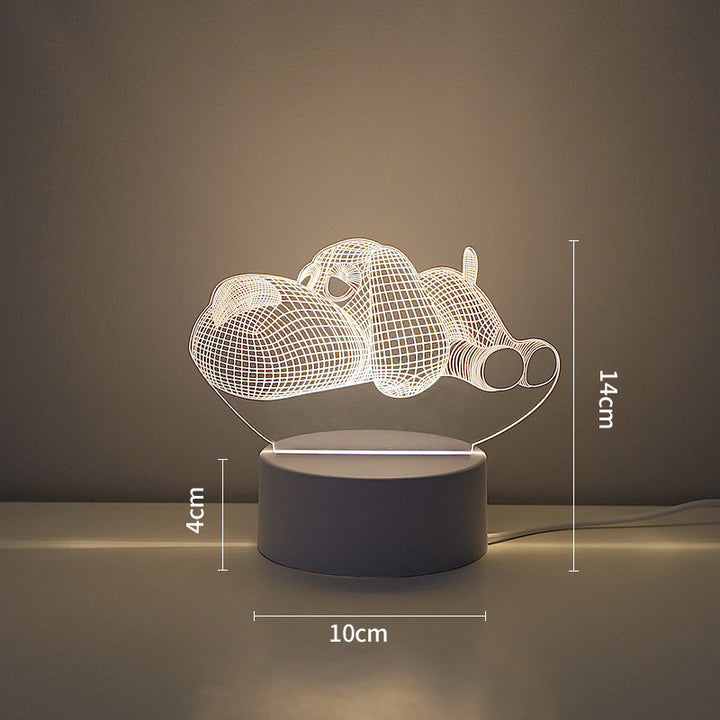 LED Tiger Figure Decorative Lamp
