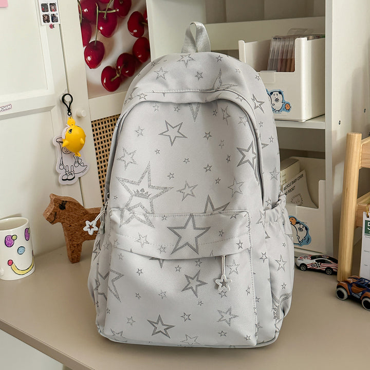 Casual Star-Embellished Backpack Stornfield 1791205374