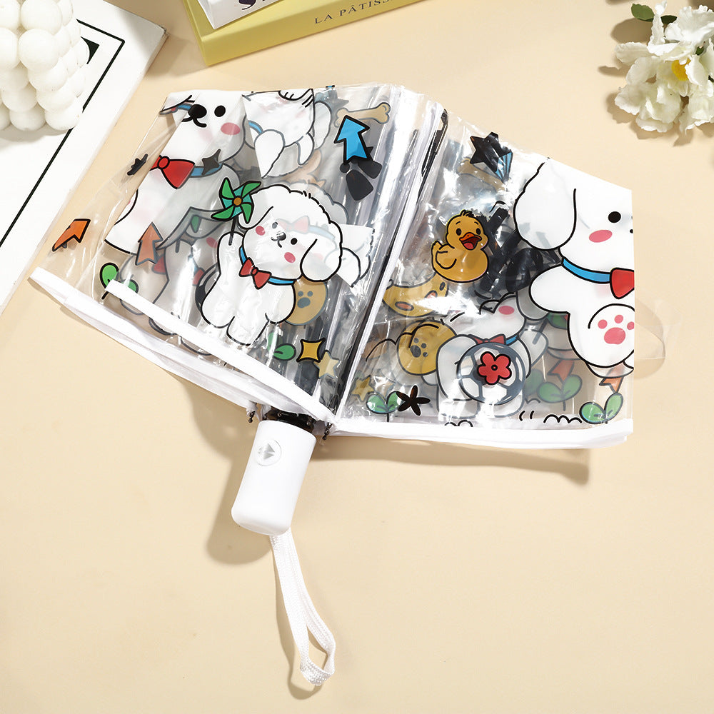 Women Pet Motif Umbrella Stornfield