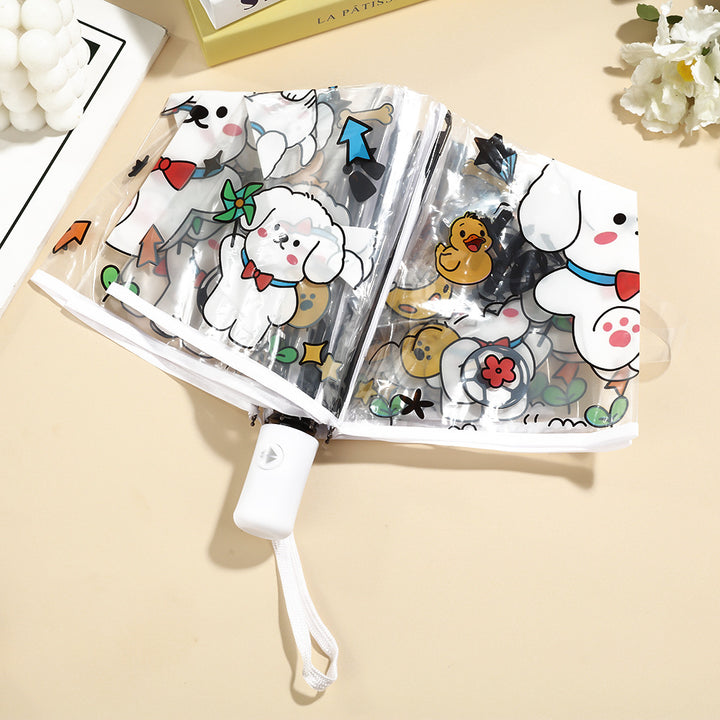 Women Pet Motif Umbrella Stornfield