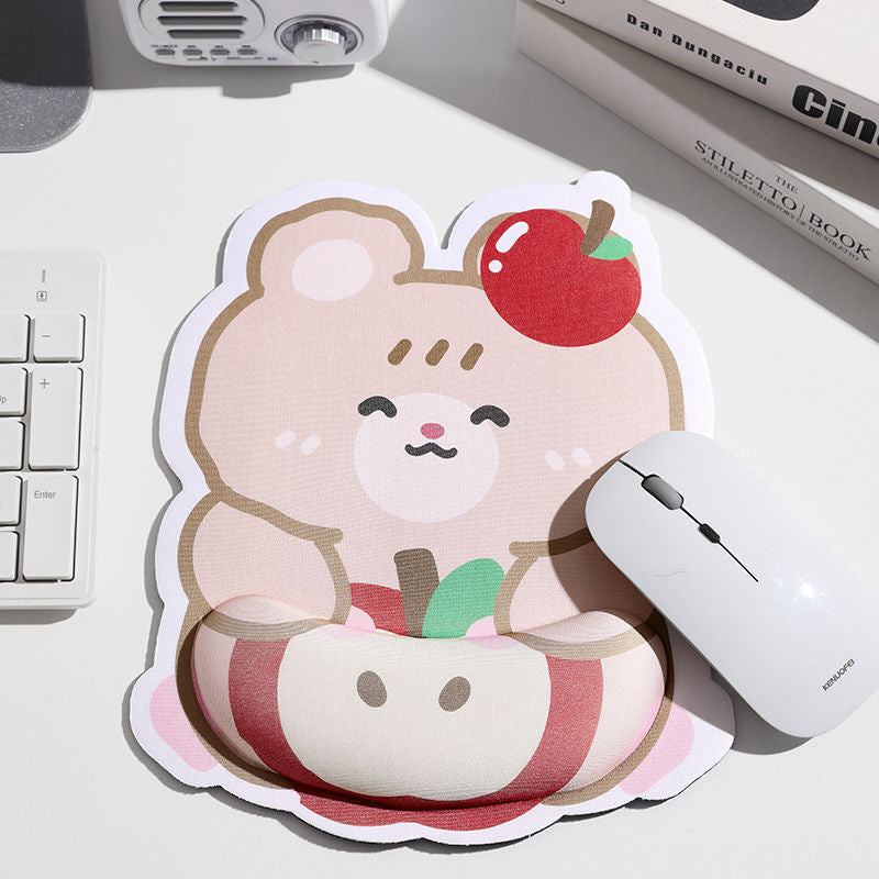 Cartoon-Themed Ergonomic Wrist Rest Set
