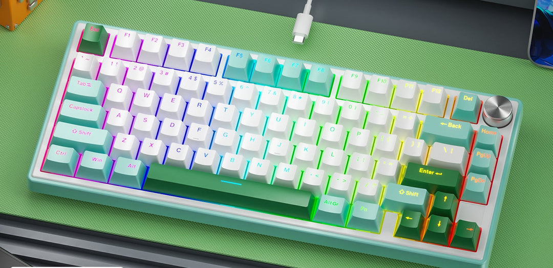 Gasket-Mounted Mechanical Gaming Keyboard with RGB Lighting Features Stornfield