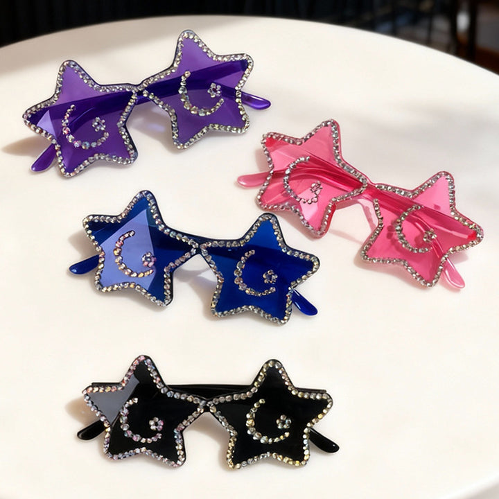 Star-Shaped Rhinestone Sunglasses Stornfield