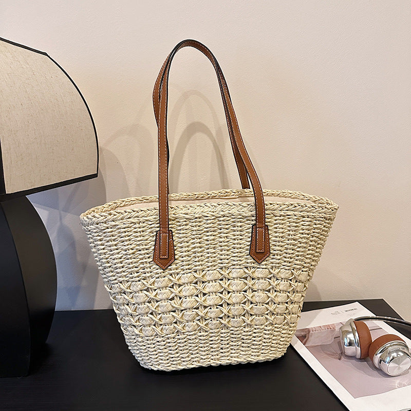 Woven Straw Tote