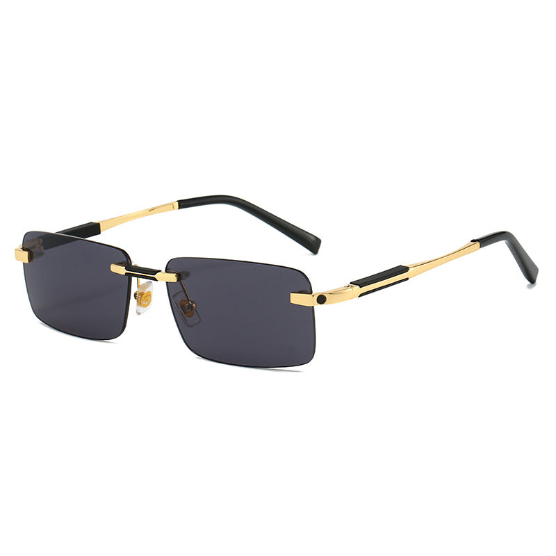 Women's sunglasses in modern rectangular design with luxurious metal elements Stornfield