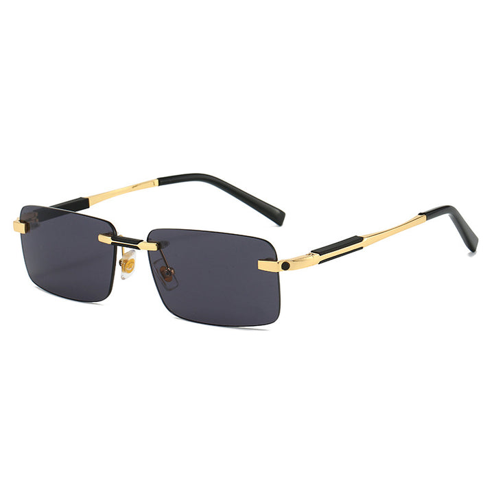 Women's sunglasses in modern rectangular design with luxurious metal elements Stornfield