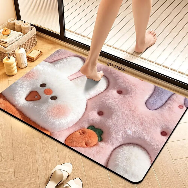 Plush Money-Themed Bath Mat Stornfield