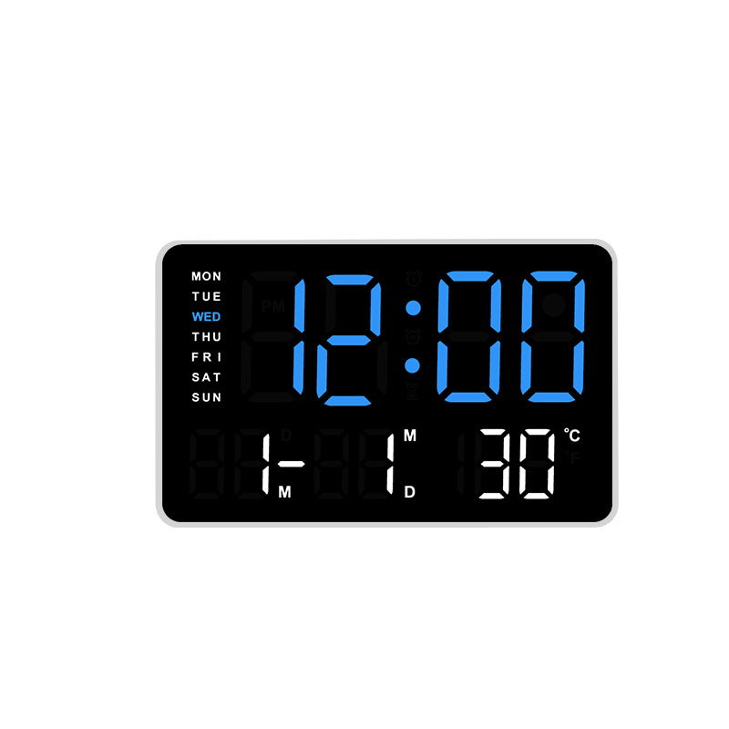 Digital function alarm clock with large LED display Stornfield