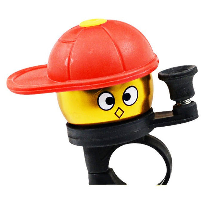 novelty cartoon chick bicycle handlebar bell with silicone cap and adjustable clamp Stornfield