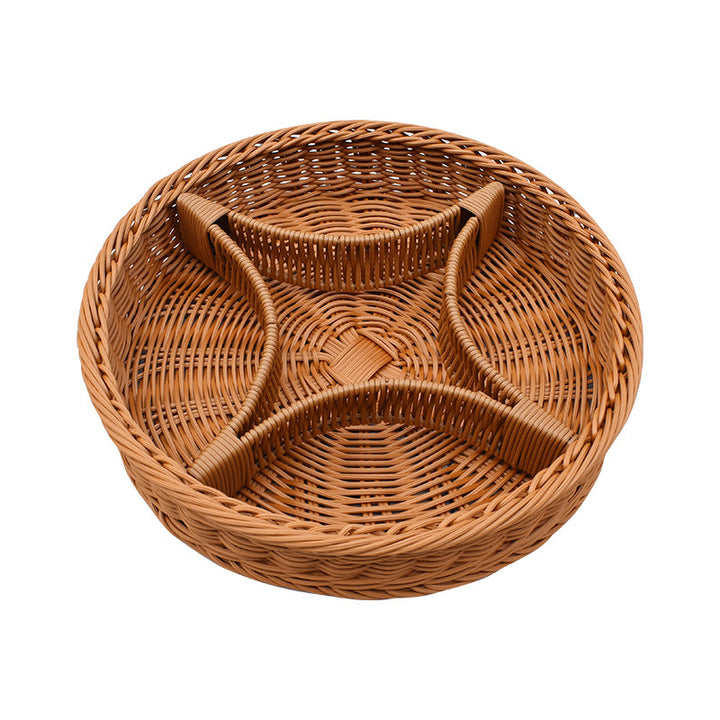 Multi-Compartment Woven Organizer Tray Stornfield