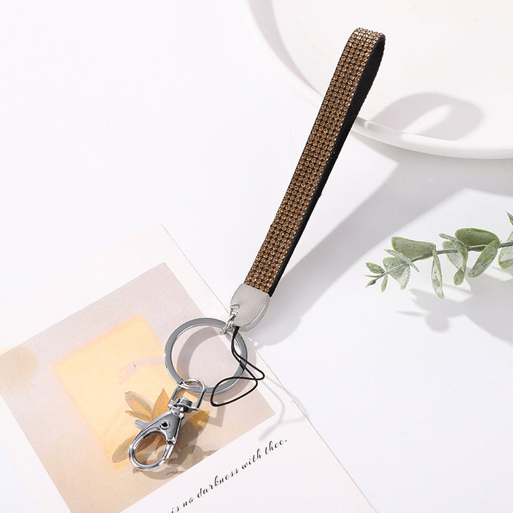 Rhinestone Accent Keychain Holder Stornfield