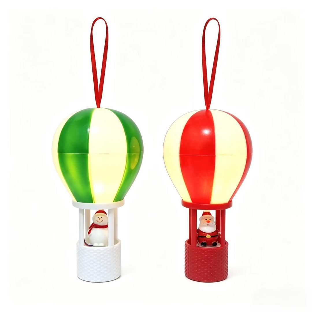 Santa Claus decoration figure in hot air balloon Stornfield