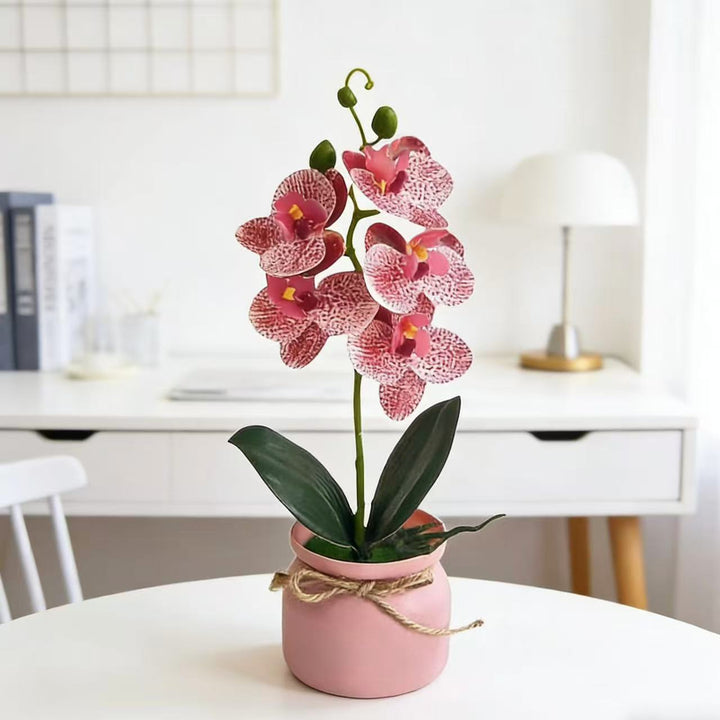 Lifelike Orchid Plant Decoration for Home Decor