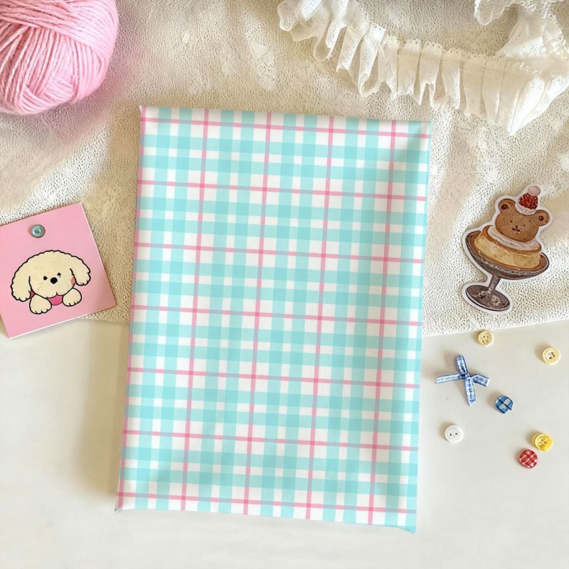 Cute Gingham Pattern Notebook Cover