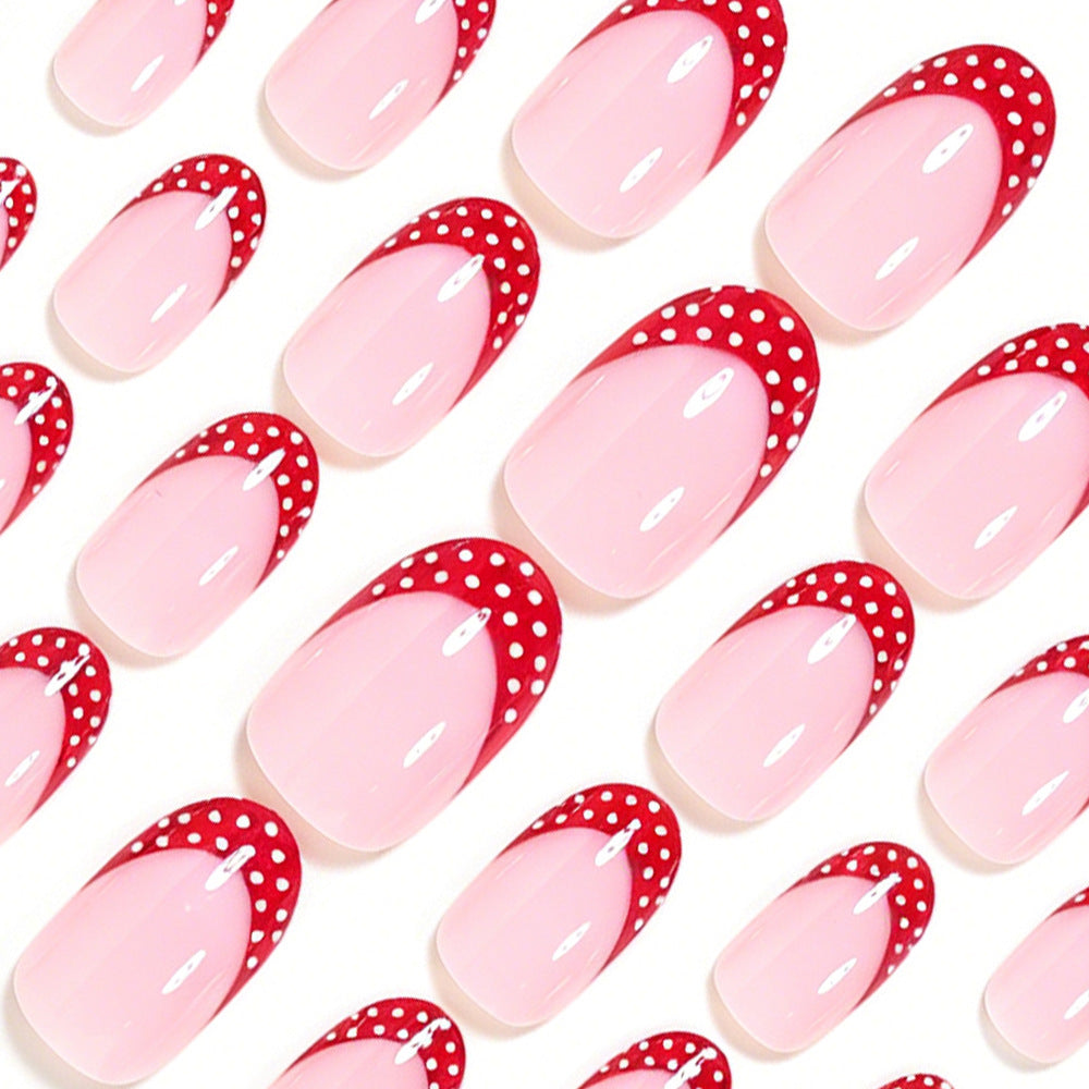 Decorative French Tip Nail Art Set Stornfield