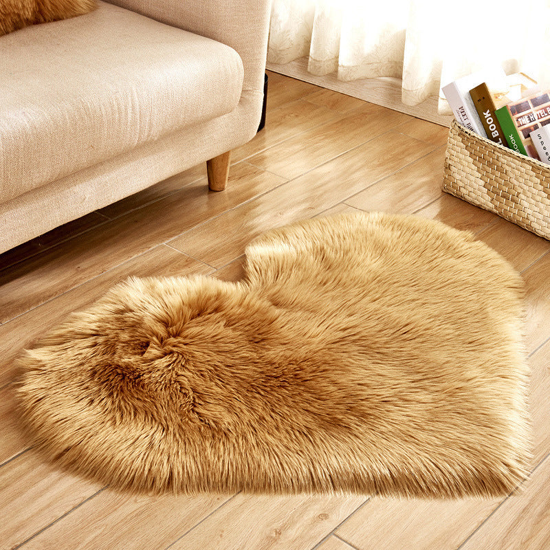 Plush Heart-Shaped Area Rug Stornfield