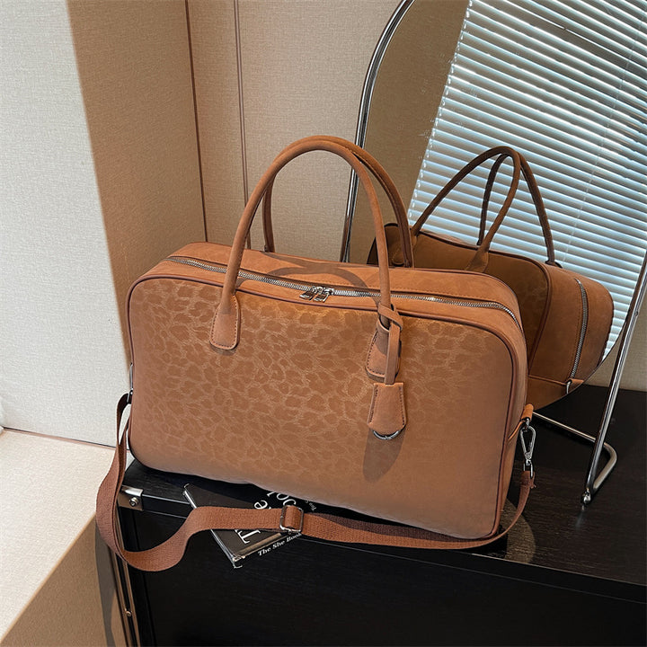 Stylish Weekend Leather Duffel Bag