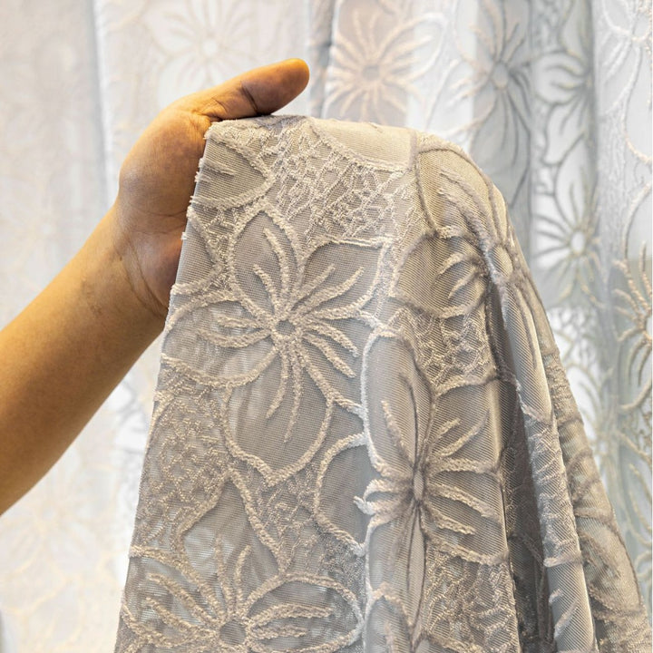 WoFloral Lace Curtain Stornfield