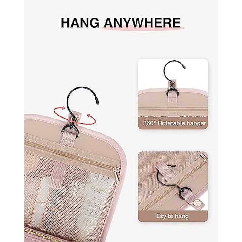 Elegant Cosmetic Organizer Bag with Inserted Compartment System Stornfield