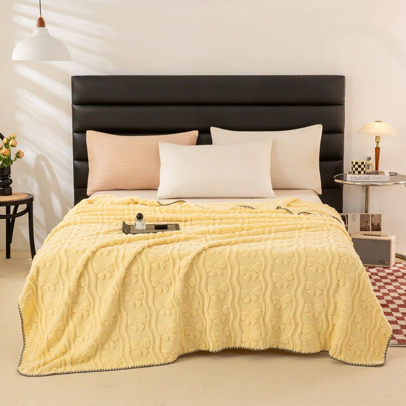 Ladies Cozy and Soft Blanket with Floral Pattern Stornfield