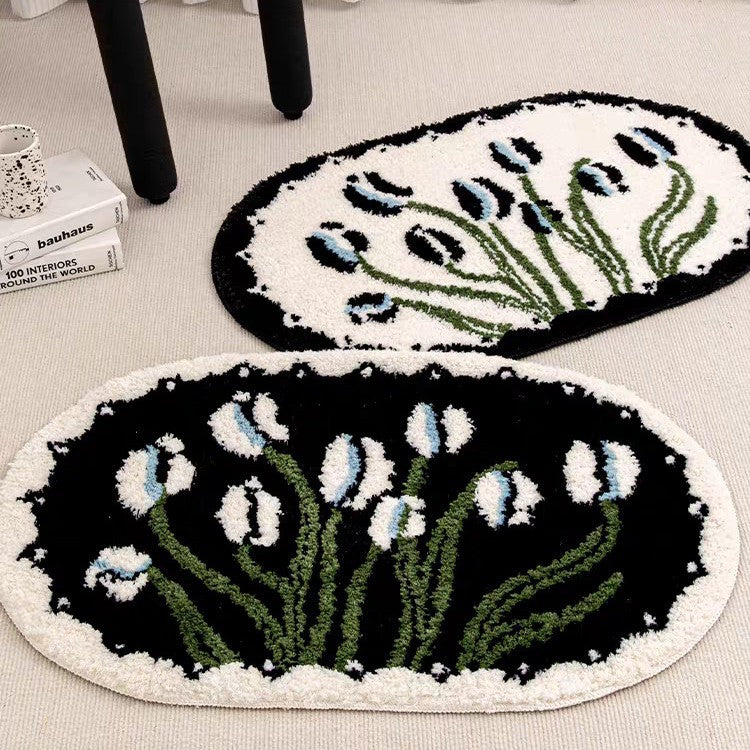 Floral Patterned Bath Mat Stornfield