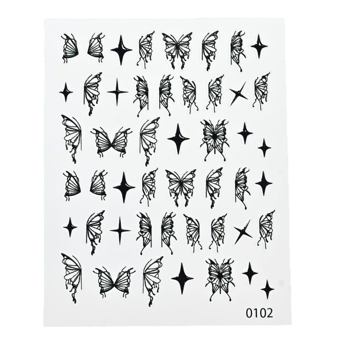 Butterfly Nail Art Stickers