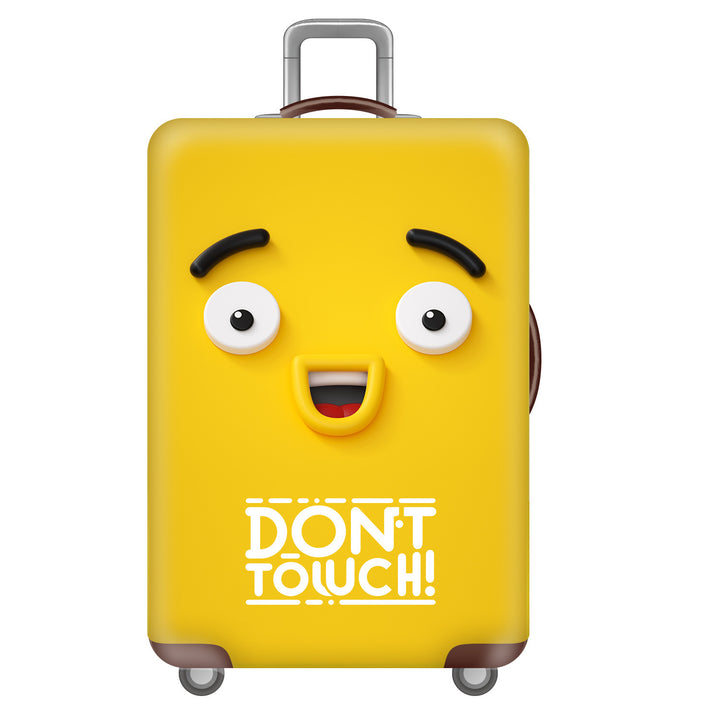 Unisex hard-shell suitcase with funny monster design Stornfield