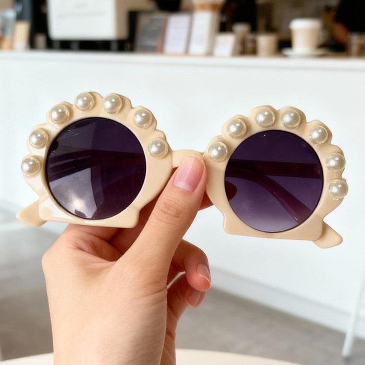 Pearl-Accented Vintage Inspired Sunglasses Stornfield