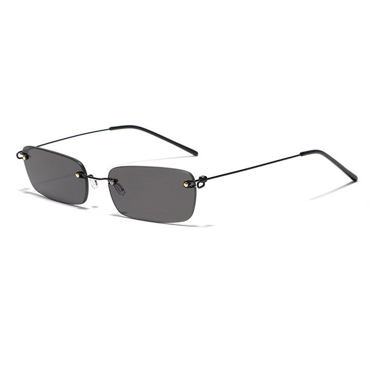 Ladies stylish rectangular sunglasses with high-quality metal frame Stornfield