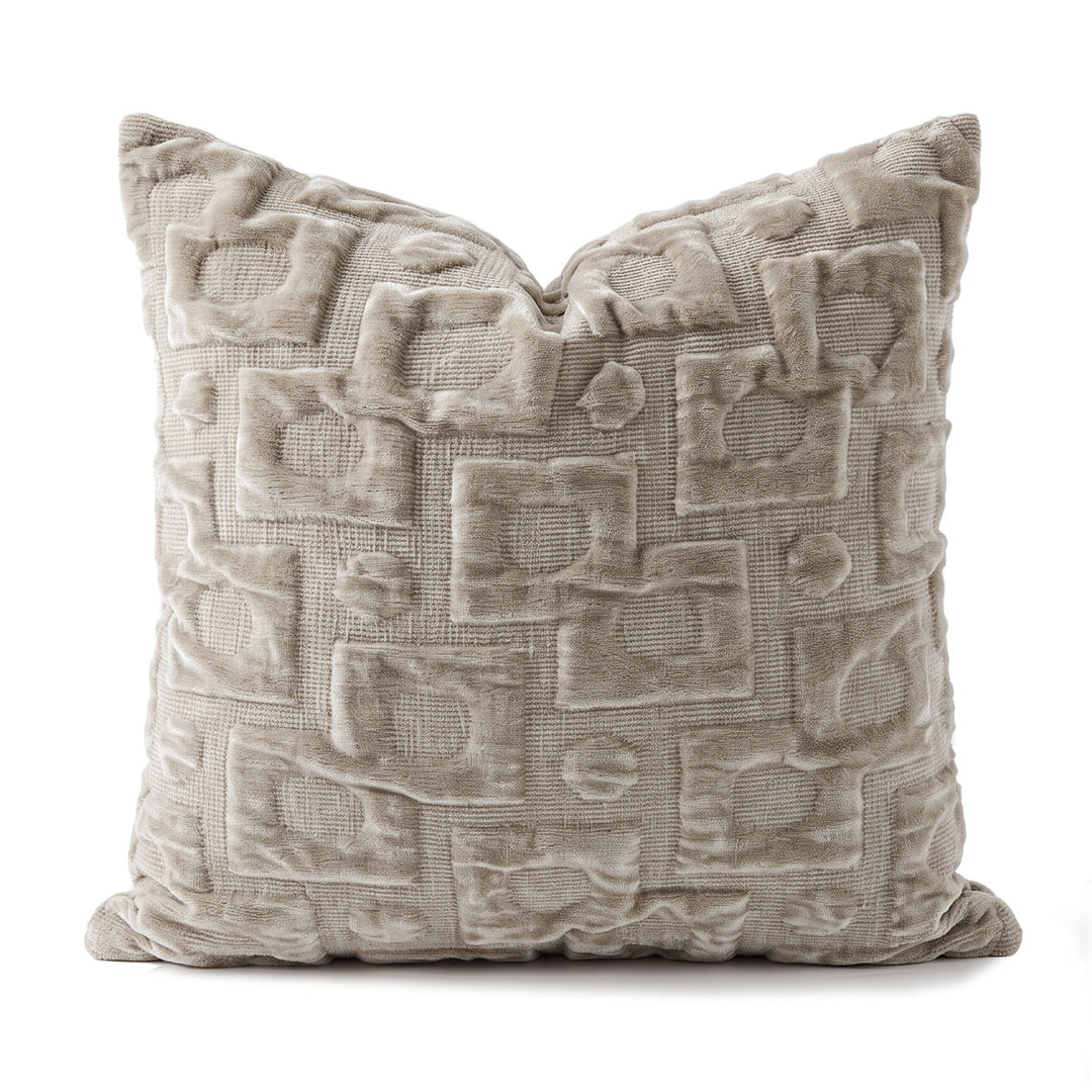 Luxurious velvet decorative pillow