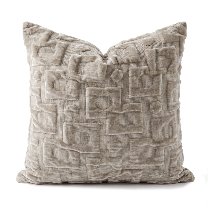 Luxurious velvet decorative pillow