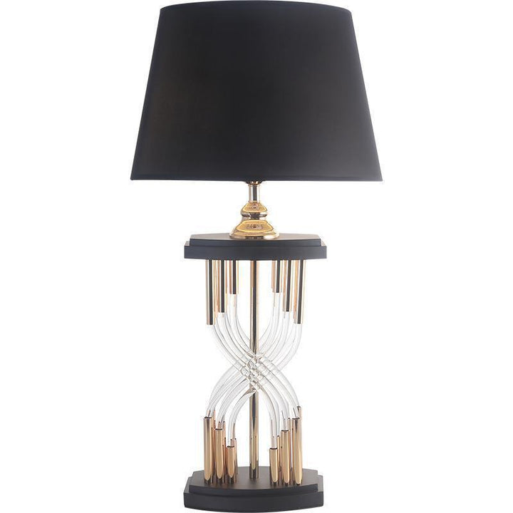 Modern Decorative Table Lamp with Sculptural Base