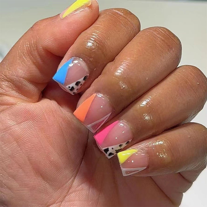 Creative Geometric Press-On Nails Stornfield