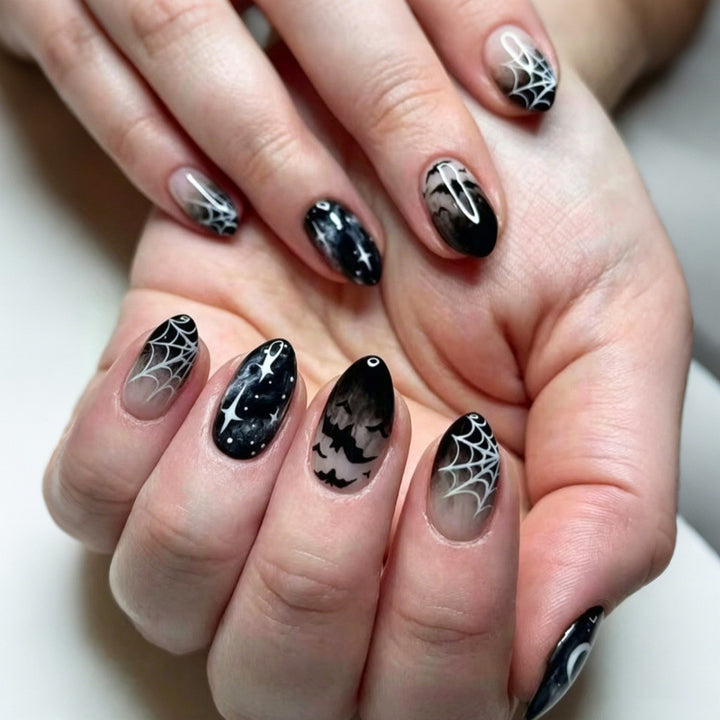 Spooky Halloween Themed Press-On Nail Set