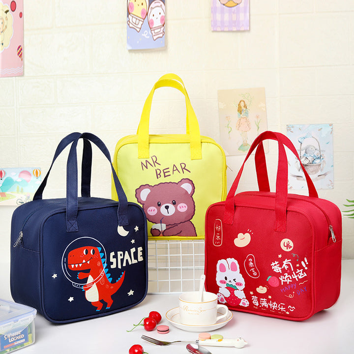 Children's Insulated Bear-Themed Lunch Bag Stornfield